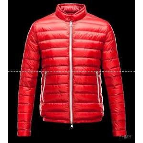 モンクレール MONCLER メンズ ダウンジャケット 赤_...