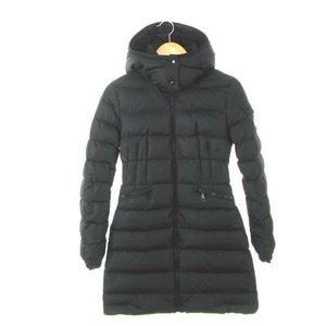 モンクレール MONCLER シャーパル CHARPAL ダウンコート フード付き アウター 黒 ブラック 1 ☆AA★ レディース【中古】【ベクトル 古着】 :103-201808041360:ブランド古着販売のベクトル - 通販ショッピング
