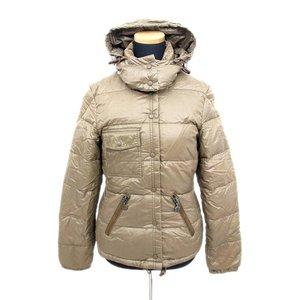 モンクレール MONCLER ダウン ジャケット ブルゾン ダブル ボタン ロゴ 茶 ブラウン レディース♪３ レディース 通販