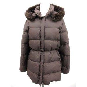 モンクレール MONCLER バレンタイン ダウンジャケット ファー 茶タグ 茶 レディース 通販 ショッピング