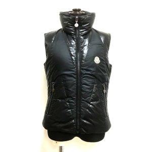 モンクレール MONCLER リバーシブル ダウンベスト ジャケット 0 ブラック 黒 秋冬 レディース【中古】【ベクトル 古着】 :118-201805130951:ブランド古着販売のベクトル - 通販ショッピング