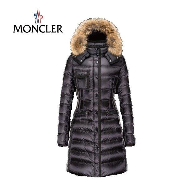 【海外限定 国内未入荷モデル】MONCLER モンクレール レディース ダウンコート ロングダウン HERMIFUR(エルミファー) ブラック 2018-2019年秋冬新作