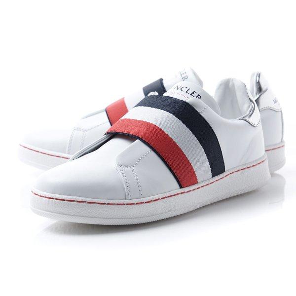 モンクレールガムルージュ MONCLER GAMME ROUGE スリッポン スニーカー ホワイト レディース ホワイト 白 レザー 本革 0048700-01878-002 WILLIS :0048700-01878-002:モダンブルーYahoo!店 - 通販ショッピング