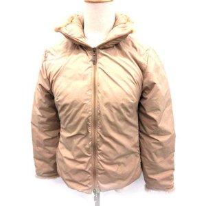 モンクレール MONCLER ダウンジャケット 黒タグ ベージュ レディース 通販