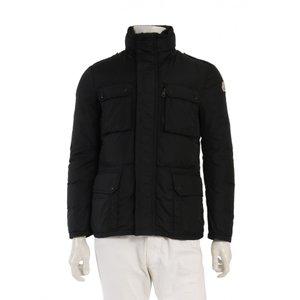 モンクレール MONCLER ダウンジャケット AMAZZONE 黒 1 アウター ワンポイント S 41340 ナイロン メンズ【中古】【ベクトル 古着】 :114-201807080433:ブランド古着販売のベクトル - 通販ショッピング