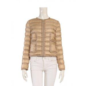 モンクレール MONCLER ダウンジャケット ライトダウン リッシー ベージュ 00 アウター 無地 XXS 45306 LISSY レディース【中古】【ベクトル 古着】 :114-201808310534:ブランド古着販売のベクトル - 通販ショッピング