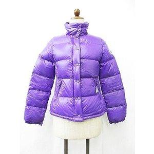 モンクレール MONCLER ダウンジャケット スタンド衿 ジップアップ 無地 パープル 紫 152cm 12A 国内正規 レディース キッズ【中古】【ベクトル 古着】 :135-201702040017:ブランド古着販売のベクトル - 通販ショッピング