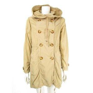 モンクレール MONCLER SAR GIUBBOTTO スプリング トレンチ コート ナイロン ベージュ レディース 販売 通販