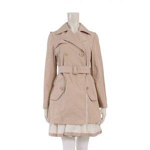 モンクレール MONCLER トレンチコート ADELINE ベージュ アウター ワンポイント レディース 通販