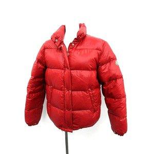 モンクレール MONCLER ベルジュラック BERGERAC ダウンジャケット ナイロン 茶タグ 1 赤 /YM レディース【中古】【ベクトル 古着】 :081-301803230144:ブランド古着販売のベクトル - 通販ショッピング