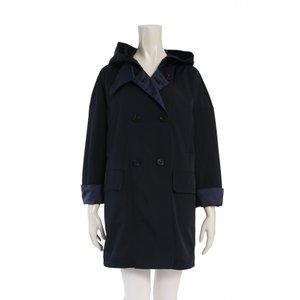 モンクレール MONCLER コート ネイビー 1 アウター 無地 S 49057 フード付き CANTAL レディース【中古】【ベクトル 古着】 :114-201807031247:ブランド古着販売のベクトル - 通販ショッピング