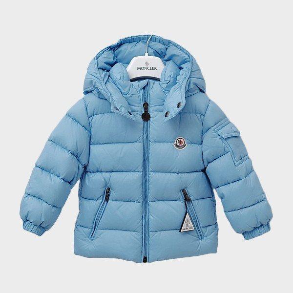 モンクレール MONCLER ベビー キッズ 子供服 JULES フード付 ダウンジャケット ライトブルー ★激安通販中