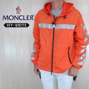 MONCLER Off-White モンクレール オフホワイト メンズ ジャケット マウンテンパーカー ウインドブレーカー 4110080 54155 / GANGUI /326/ オレンジ サイズ：2/3 :key-20180524-115-116:madoricci - 通販ショッピング