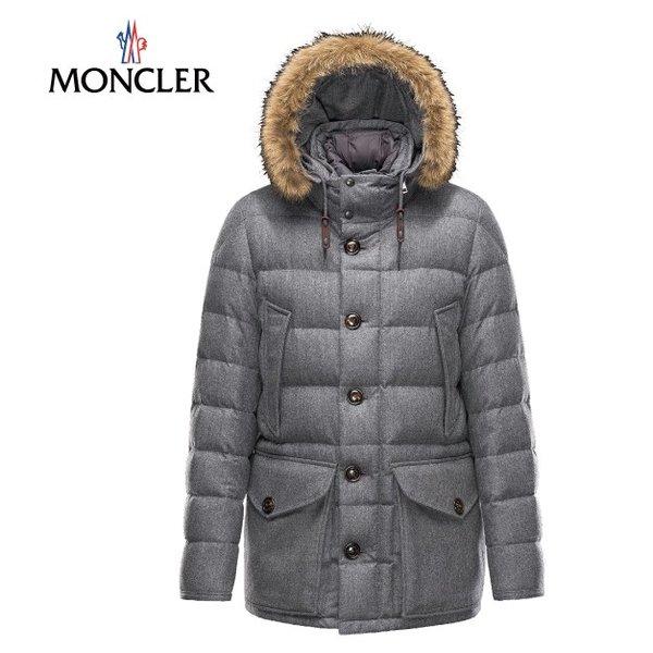 MONCLER モンクレール 2017-2018年秋冬新作 RETHEL(リゼル) ダークブルー グレー メンズ ダウンジャケット アウター コート