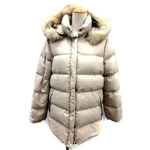 モンクレール MONCLER 茶タグ VALENTINE ヴァレンタイン ダウンジャケット ファー 0 ベージュ /EK レディース【中古】【ベクトル 古着】 :081-301807160072:ブランド古着販売のベクトル - 通販ショッピング