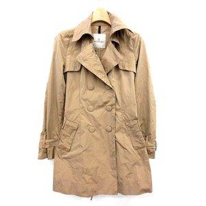 モンクレール MONCLER ナイロン トレンチコート 薄手 MAGNOLIA マグノリア 0 ベージュ /☆G レディース【中古】【ベクトル 古着】 :081-301808060010:ブランド古着販売のベクトル - 通販ショッピング
