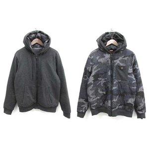 モンクレール MONCLER ガムブルー MAGLIA ダウン パーカー リバーシブル カモフラ L グレー /MK【中古】【ベクトル 古着】 :081-901710300007:ブランド古着販売のベクトル - 通販ショッピング