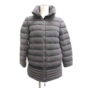 モンクレール MONCLER ダウンジャケット LEUCATE ルカット アンゴラ混 グレー レディース 通販