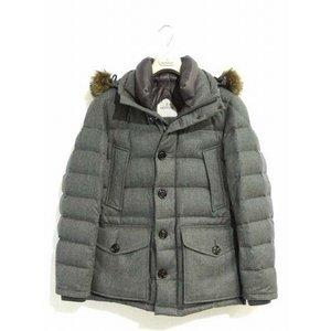 モンクレール MONCLER ダウン ジャケット レセル RETHEL ウール 100％ コヨーテ ファー グレー 1 国内正規 ☆AA★ メンズ【中古】【ベクトル 古着】 :083-901711230009:ブランド古着販売のベクトル - 通販ショッピング