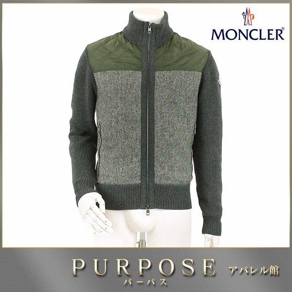 モンクレール MONCLER ニット ダウン ジャケット MAGLIONE TRICOT CARDIGAN 切替 ワッペン グレー S サイズ メンズ :90055431:PURPOSEパーパス・ヤフー店 - 通販ショッピング