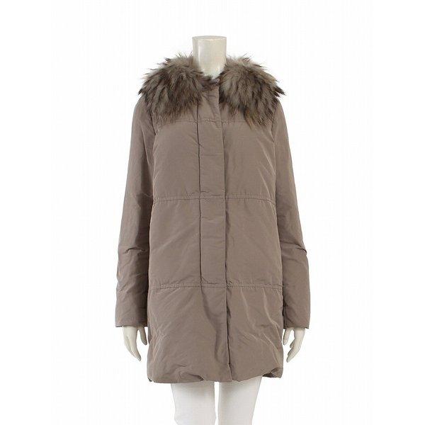 モンクレール MONCLER ダウンコート ロングコート バルダン ファー付き グレー BARDANE 49966 レディース 中古 :164846:RECLOヤフーショップ - 通販ショッピング