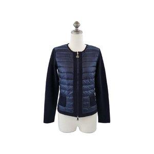 MONCLER モンクレール ダウンジャケット 2018年春夏新作 94722 00 91112 レディース 異素材 長袖 ブルゾン ノーカラー インナーダウン 742 NAVY ネイビー XS-M :18ss94722742:インポートブランドサバティーニ - 通販ショッピング