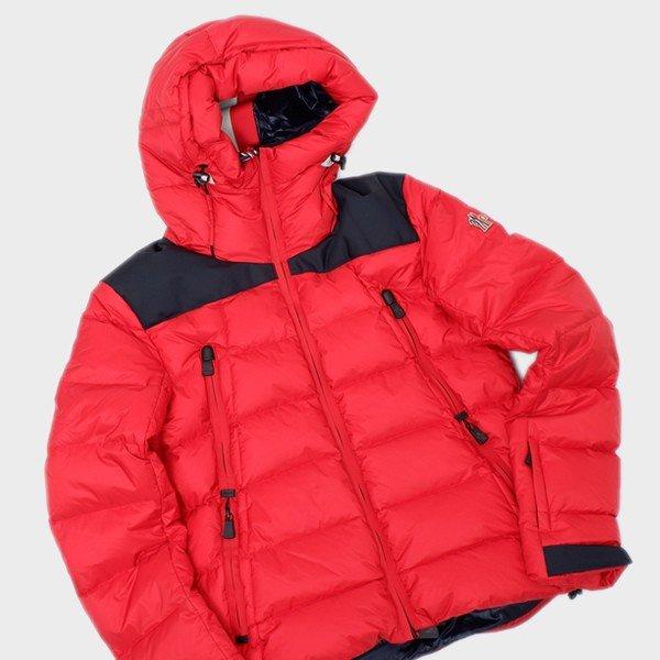 size2 モンクレール MONCLER GRENOBLE グルノーブル カミュラック CAMURAC フード付 ダウンジャケット レッド メンズ