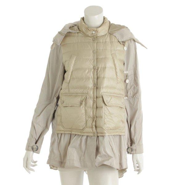 【モンクレール】Moncler　SACHIYO 切替 ダウン コート 49357 ライトグレー 00 【中古】【正規品保証】37805 :37805:wwwretrojp - 通販ショッピング