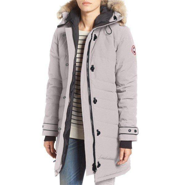 カナダグース ジャケット・ブルゾン アウター レディース Canada Goose 'Lorette' Hooded Down Parka with Genuine Coyote Fur Trim Limestone :36-cas4hlfzbh-484e:asty-shop2 - 通販ショッピング