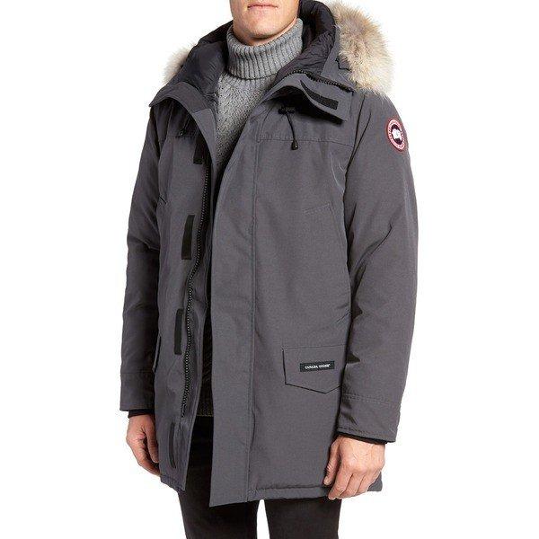 カナダグース ジャケット・ブルゾン アウター メンズ Canada Goose Langford Slim Fit Down Parka with Genuine Coyote Fur Trim Graphite :36-2av2k126ul-09fe:asty-shop2 - 通販ショッピング