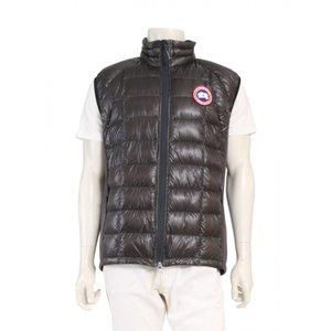 カナダグース CANADA GOOSE ダウンベスト ハイブリッジ ライト ダークグレー アウター ワンポイント ナイロン HYBRIDGE LITE VEST メンズ 通販