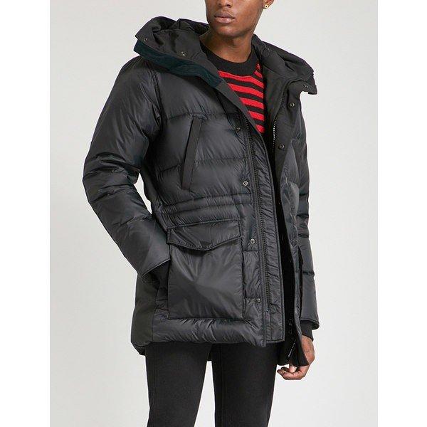 カナダグース パーカー・スウェットシャツ メンズ アウター silverthorne hooded quilted shell-down parka jacket BLACK_-_NOIR :37-1mfok05iaw-g38s:asty-shop2 - 通販ショッピング