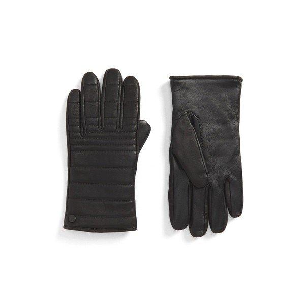 カナダグース 手袋 アクセサリー メンズ Canada Goose Quilted Leather Gloves Black :36-nbsrfwycy4-0236:asty-shop2 - 通販ショッピング