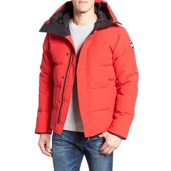 カナダグース パーカー・スウェットシャツ アウター メンズ Canada Goose 'MacMillan' Slim Fit Hooded Parka Red :36-259q6rd6cx-11f7:asty-shop2 - 通販ショッピング