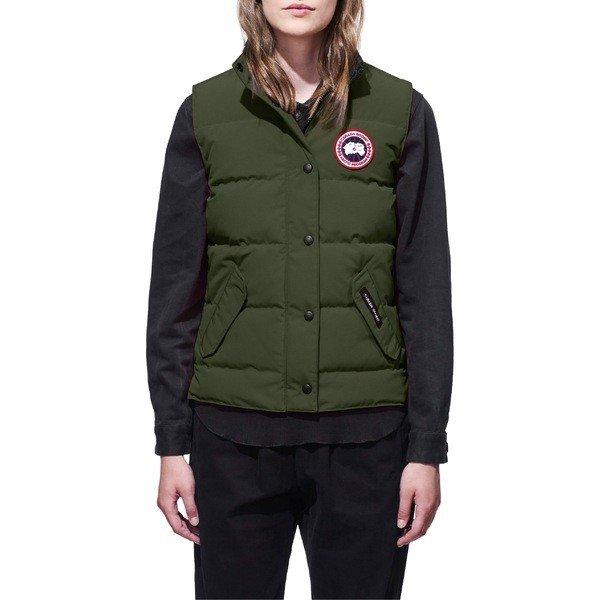 カナダグース ジャケット・ブルゾン アウター レディース Canada Goose 'Freestyle' Slim Fit Down Vest Military Green :36-h8k039bqup-55gp:asty-shop2 - 通販ショッピング