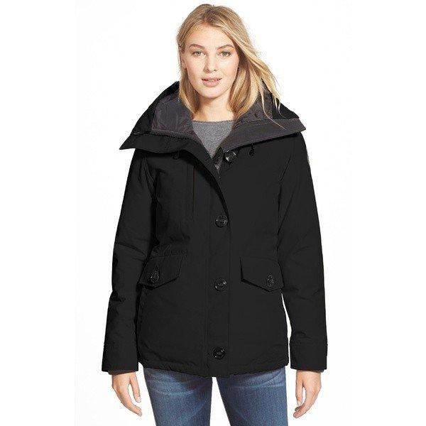 カナダグース ジャケット・ブルゾン アウター レディース Canada Goose 'Rideau' Slim Fit Down Parka Black :36-jtctsgopwq-0236:asty-shop2 - 通販ショッピング