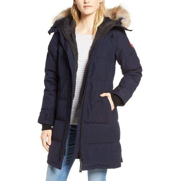 カナダグース ジャケット・ブルゾン アウター レディース Canada Goose Shelburne Genuine Coyote Fur Trim Down Parka Admiral Blue :36-28xvz5dr7z-69oq:asty-shop2 - 通販ショッピング