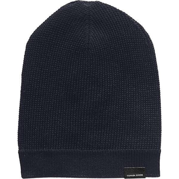 カナダグース 帽子 アクセサリー メンズ Canada Goose Men's Waffle Slouchy Beanie Navy :31-1cyy10mju7-0e9e:asty-shop2 - 通販ショッピング