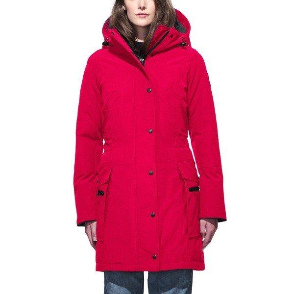 カナダグース コート アウター レディース Canada Goose Kinley Insulated Parka Red :36-285iys0ozk-11f7:asty-shop2 - 通販ショッピング