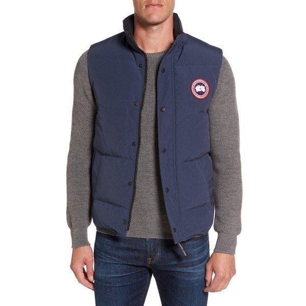 カナダグース ジャケット・ブルゾン メンズ Canada Goose Garson Quilted Down Vest Navy :36-17i7fbryi4-0e9e:asty-shop2 - 通販ショッピング