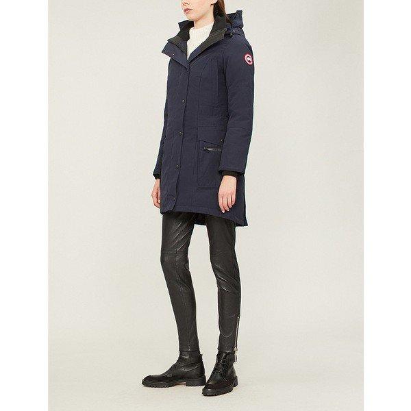 カナダグース コート レディース アウター kinley twill padded parka coat ADMIRAL_BLUE :37-1hu1tp98c2-dslv:asty-shop2 - 通販ショッピング