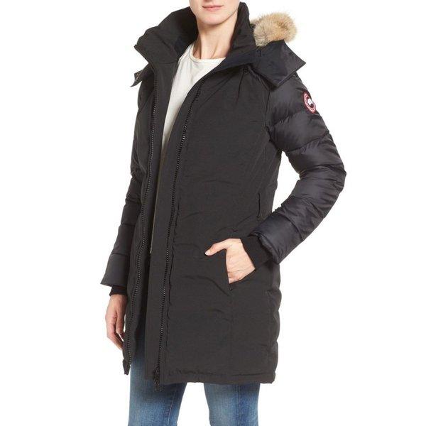 カナダグース CANADA GOOSE レディース ダウンジャケット アウター Rowan Down Parka with Genuine Coyote Fur Trim Black :dp3-5198605-163173:フェルマート エフ fermart ef - 通販ショッピング