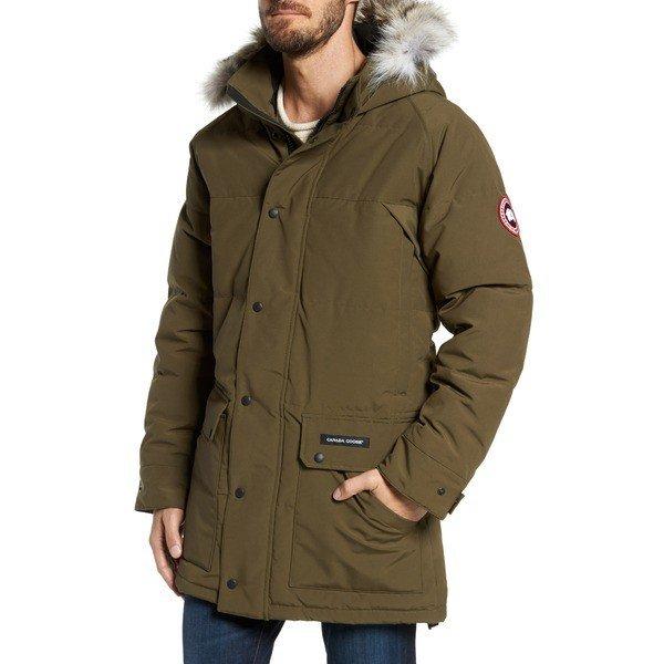 カナダグース ジャケット・ブルゾン アウター メンズ Canada Goose Emory Genuine Coyote Fur Trim Parka Military Green :36-1qj6hv2gd9-55gp:asty-shop2 - 通販ショッピング