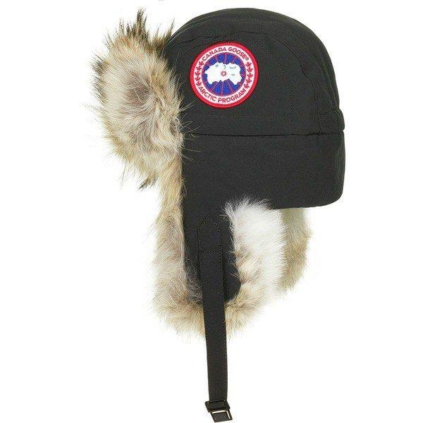 カナダグース 帽子 メンズ アクセサリー Aviator Hat Black :03-1mxy2ecgr5-0236:海外インポートファッション asty - 通販ショッピング