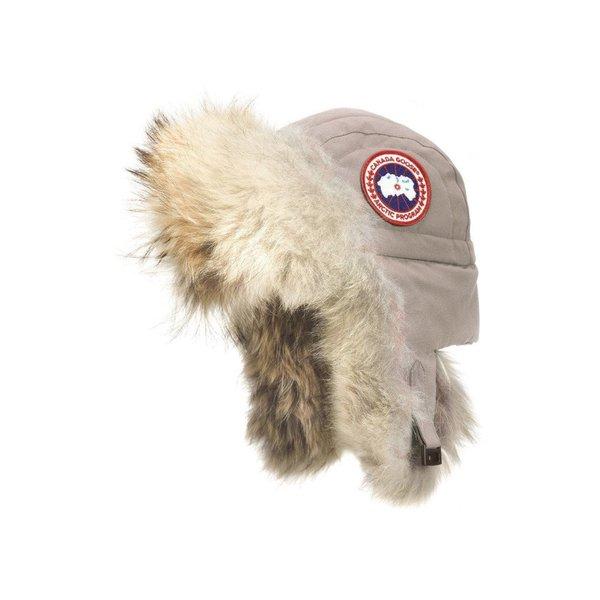 カナダグース レディース 帽子 Aviator Hat with Genuine Coyote Fur Trim Limestone :dp3-5227723-585687:フェルマート エフ fermart ef - 通販ショッピング