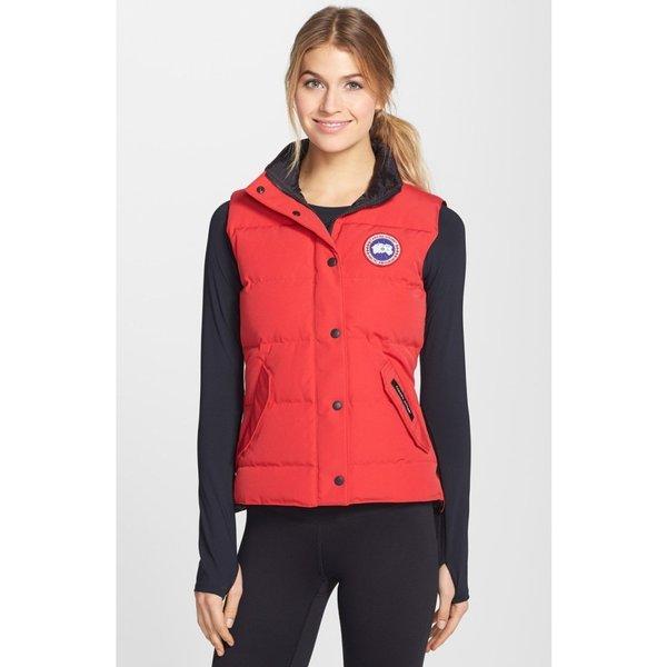 カナダグース CANADA GOOSE レディース ダウンジャケット アウター Freestyle Slim Fit Down Vest Red :dp3-956984-163184:フェルマート エフ fermart ef - 通販ショッピング