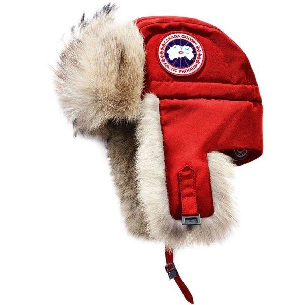 カナダグース 帽子 メンズ アクセサリー Aviator Hat Red :03-1mxy2ecgr5-11f7:海外インポートファッション asty - 通販ショッピング