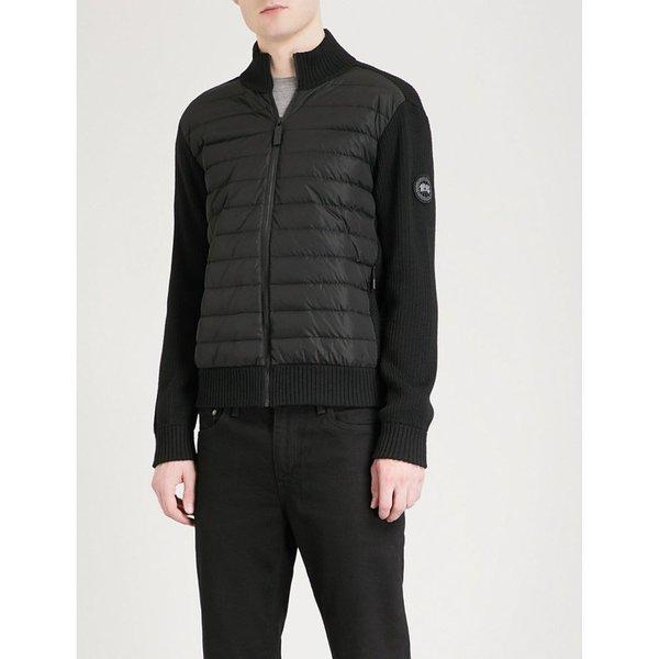 カナダグース canada goose メンズ ダウンジャケット アウター hybridge shell-down and wool jacket Black :ap5-6099367-010:フェルマート fermart 3号店 - 通販ショッピング