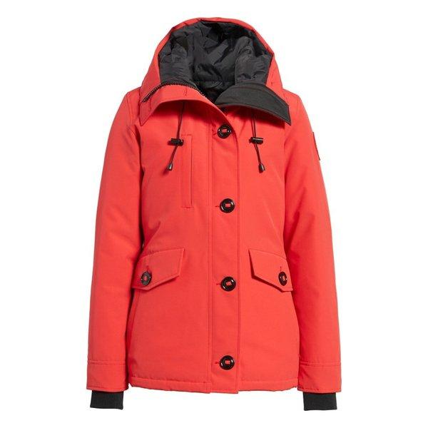 カナダグース レディース ダウンジャケット アウター 'Rideau' Slim Fit Down Parka Red :dp3-81795-163184:フェルマート エフ fermart ef - 通販ショッピング