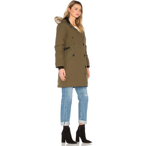 カナダグース レディース コート アウター Kensington Parka Military Green :hb2-cana-wo25:フェルマート fermart 3号店 - 通販ショッピング